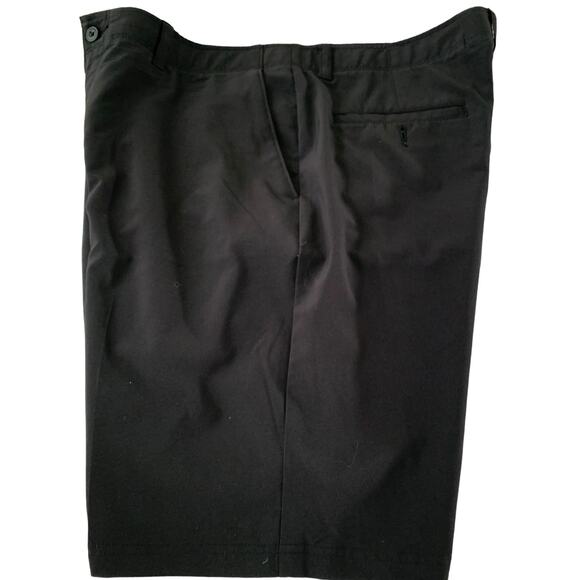 PGA TOUR HIGH RISE BERMUDA SHORTS, MENS, 36, BLACK, BUTTON ZIP FLY, POCKETS - Picture 5 of 9